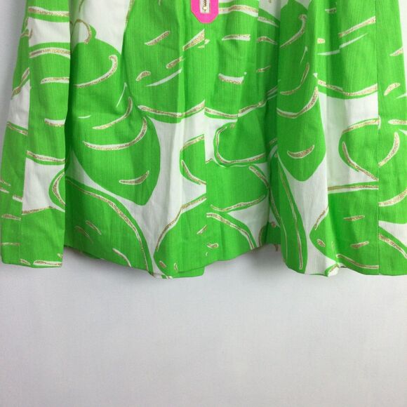Lilly Pulitzer Womens Dress Lottie Stinger Strapless Mini Green White Size 4 - Picture 12 of 16